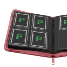 Palms Off Gaming Collector's Series Top Loader Zip Binder - 4 Pocket Pink
