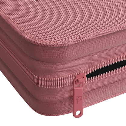 Palms Off Gaming Collector's Series Top Loader Zip Binder - 4 Pocket Pink