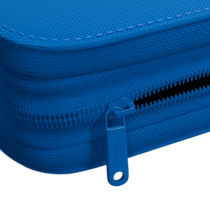 Palms Off Gaming Collector's Series Top Loader Zip Binder - 9 Pocket Blue