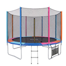 Everfit 14FT Kids Trampoline Rebounder with Enclosure Net Storage Bag