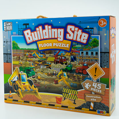 Games Hub Building Site Floor Puzzle, 45 pce
