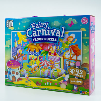 Games Hub Fairy Carnival Floor Puzzle, 45 pce