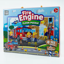 Games Hub Fire Engine Floor Puzzle, 45pcs