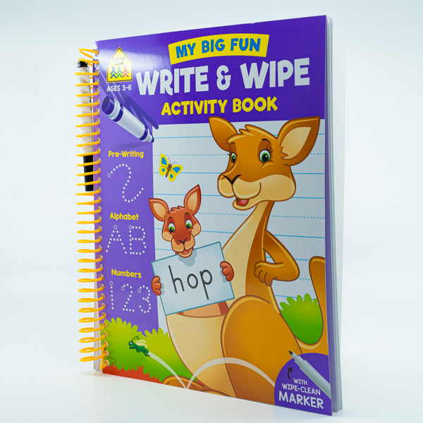 School Zone My Big Fun Write & Wipe Activity Book