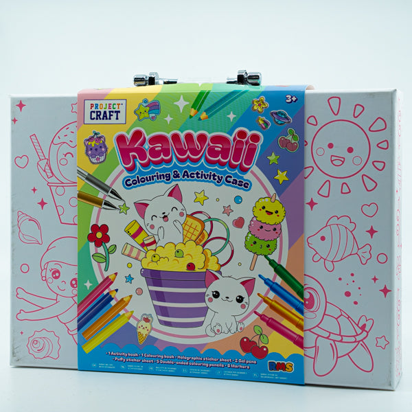 Project Craft Kawaii Colouring & Activity Case