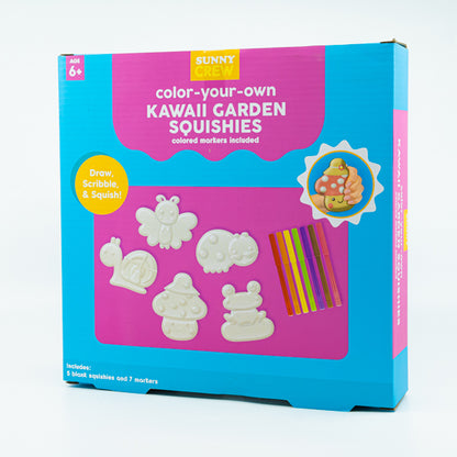 Sunny Crew Colour Your Own Kawaii Garden Squishes