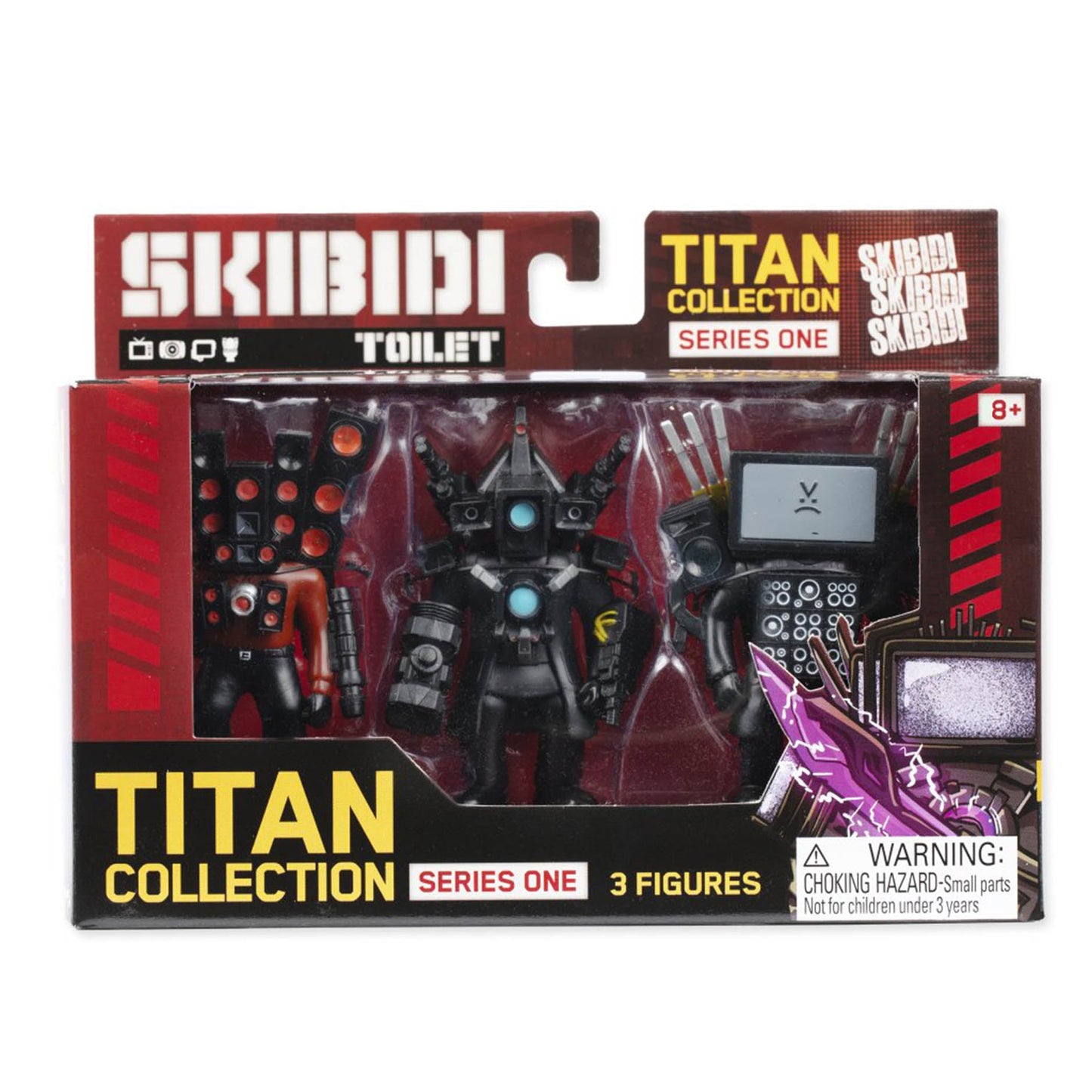 Skibidi Toilet Titan 3-Pack