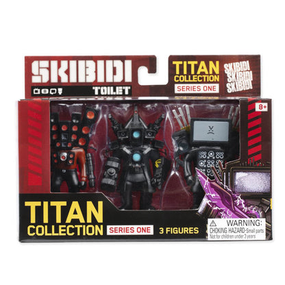 Skibidi Toilet Titan 3-Pack