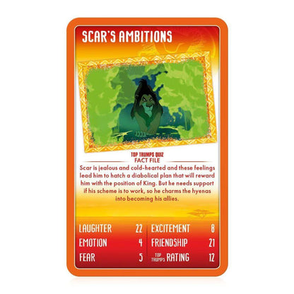 Top Trumps Lion King Specials Card Game