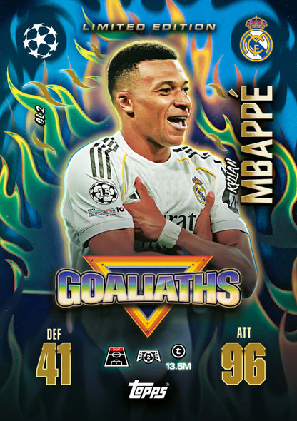 Topps UCC Match Attax EXTRA Champions League 2025/2026 Edition Mega Tin Goaliaths