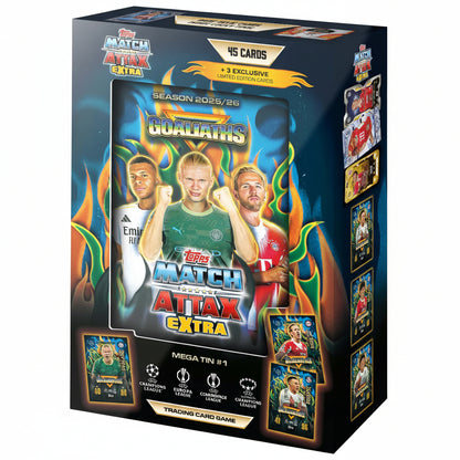 Topps UCC Match Attax EXTRA Champions League 2025/2026 Edition Mega Tin Goaliaths