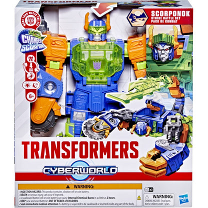 Transformers Cyberworld Scorponok Strike Battle