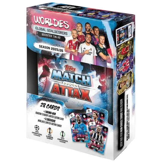 Topps Uefa Ma Champions League 2025/2026 Edition Worldies Mini Tin Global Goalscorers