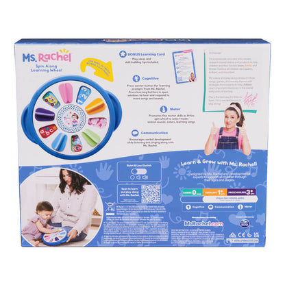 Ms Rachel Spin And Sing Learning Wheel