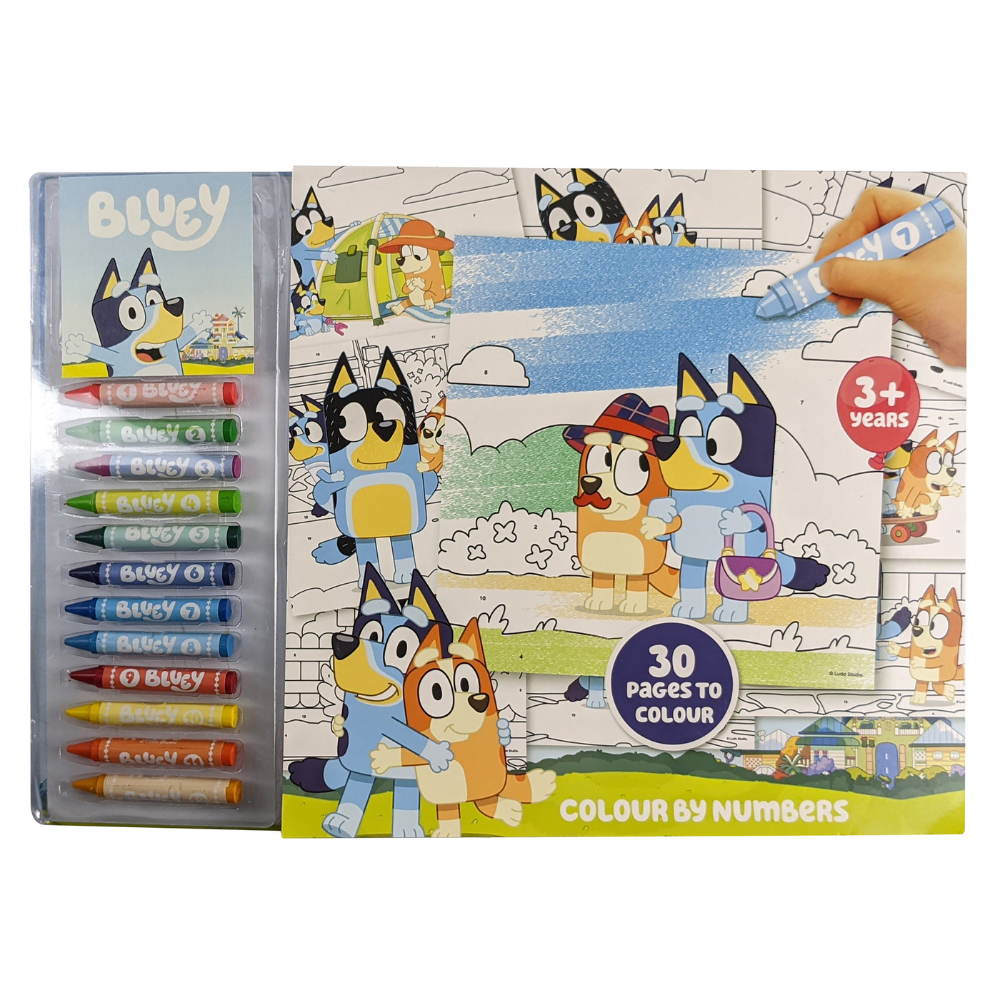 Bluey Color Rgba Bluey Colour By Numbers – Toys