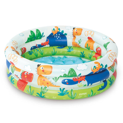 Intex Dino Buddies 3-Ring Inflatable Kiddie Pool 57106