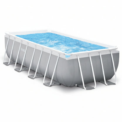 Intex PRISM Premium Rectangle Metal Frame Pool Above Ground 4.0m x 2.0m 1.0m 26788