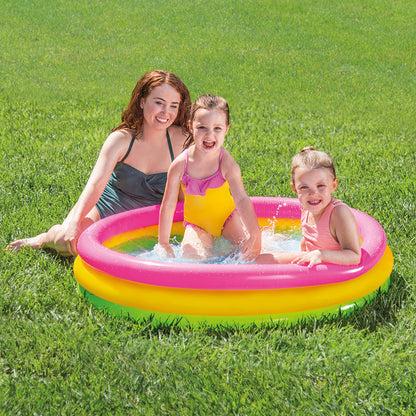 Intex Sunset Glow Inflatable Kiddie Pool - 113 x 25cm 57412