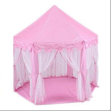 Princess Indoor Playhouse Toy Play Tent for Kids Toddlers with Mat Floor and Carry Bag (Pink)