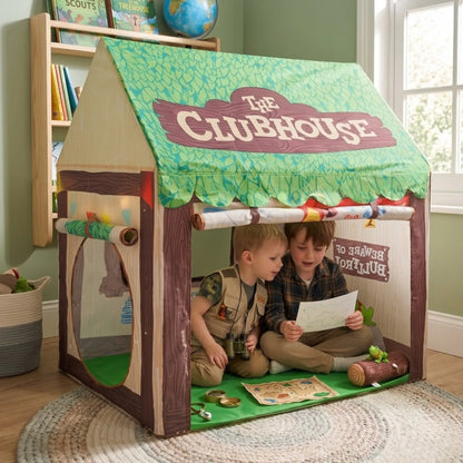 CARLA HOME Kids Clubhouse Play Tent Green