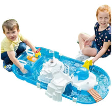 Blue Polar Water Playset with Icebergs and Characters - UV Resistant Plastic