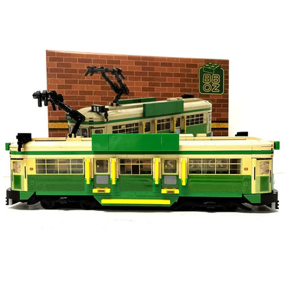 Best Brick Australia Melbourne W-Class Tram Building Block Toy Model