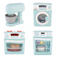 4 Piece Home Appliance Toy Mixer, Washing Machine, Oven & Dishwasher, With Lights & Sound