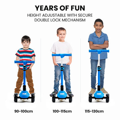 ROVO KIDS 3-Wheel Electric Scooter Blue