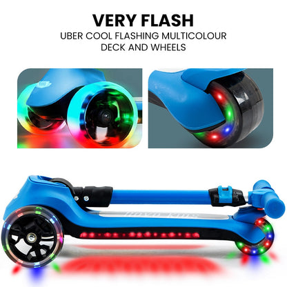 ROVO KIDS 3-Wheel Electric Scooter Blue