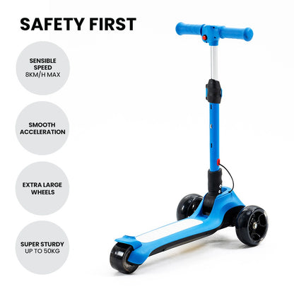 ROVO KIDS 3-Wheel Electric Scooter Blue
