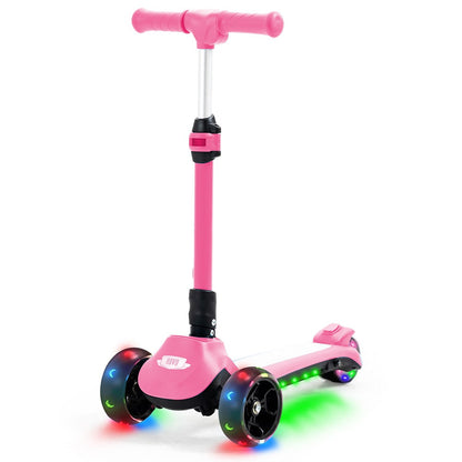 ROVO KIDS 3-Wheel Electric Scooter Pink