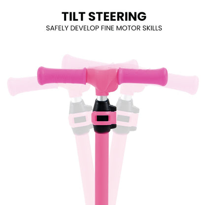 ROVO KIDS 3-Wheel Electric Scooter Pink