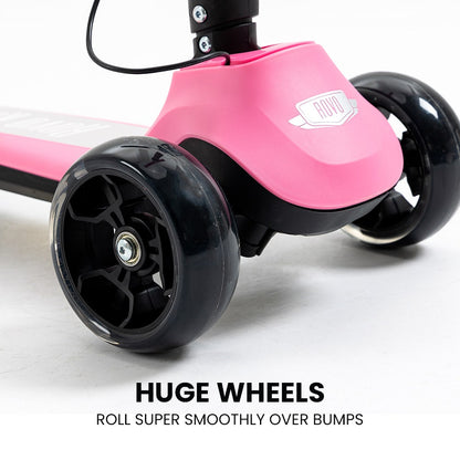 ROVO KIDS 3-Wheel Electric Scooter Pink