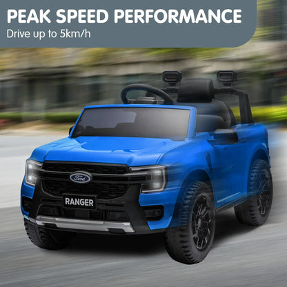 Kahuna Ford Ranger Electric Kids Ride On Car in Blue