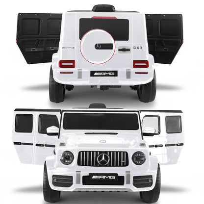 Kahuna Mercedes Benz AMG G63 Kids Electric Ride On Car w/ Remote Control - White