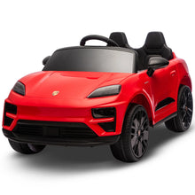 Kahuna Red Porsche Macan Turbo EV Kids Ride On Car 12V Electric Car