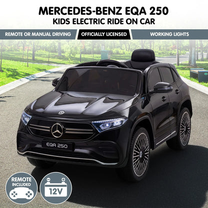 Kahuna Mercedes-Benz EQA 250 Kids 12V Electric Ride-On Car with Parental Remote Control