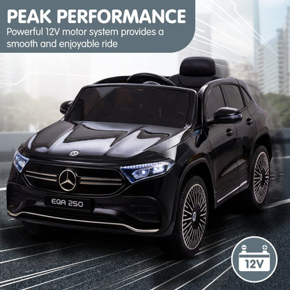 Kahuna Mercedes-Benz EQA 250 Kids 12V Electric Ride-On Car with Parental Remote Control