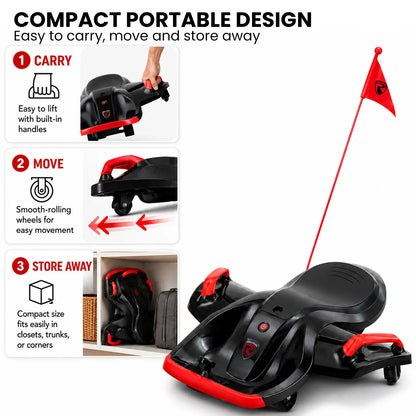 Kahuna Rollplay Nighthawk Bolt 12V Electric Ride-On Go Kart for Kids