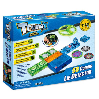 Tronex 58 Coding Lie Detector STEM Toy Build Your Own Learning Kit
