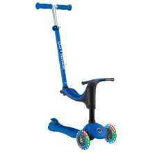 Globber GO UP SPORTY Lights with Stabilizer- Navy Blue/ Dark Navy Blue
