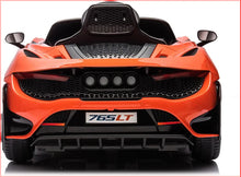 12V Licensed McLaren 765LT Kids Ride On Sports Electric Car