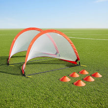 Portable Kids Soccer Goal Set with Cones