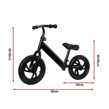 Kids Ride On Push Bike Balance Bicycle with Training Wheels for Toddlers