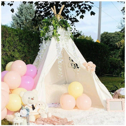 Folding Kids Tent Wigwam Teepee Childrens Play House Indoor Outdoor Girls Boys