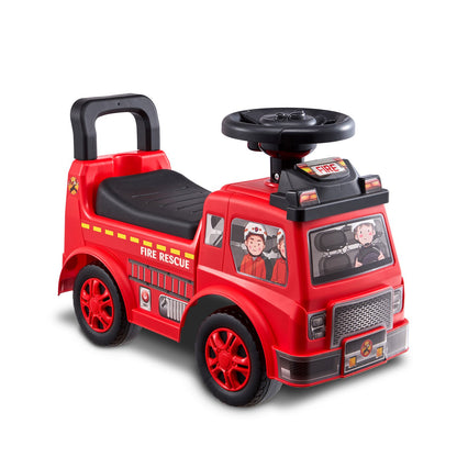Ride On Push Car for Toddlers, Ages 1-3, Ride Racer, Sit to Stand Toddler Ride On Toy, Classic Kids Ride On Car with Music Steering Wheel & Under Seat Storage, Ride On Toy for Boys Girls, Red