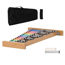 Glockenspiel Xylophone, 27 Notes, Professional Xylophone Percussion Instrument, with Colorful Metal Keys, Includes 4 Mallets, Carrying Bag, Beginner Musical Instrument Kit for Adults and Kids