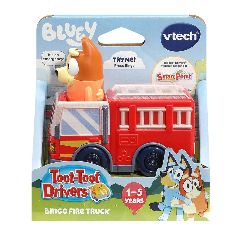 Vtech Toot-Toot Drivers Bluey Vehicles Bingo Fire Truck