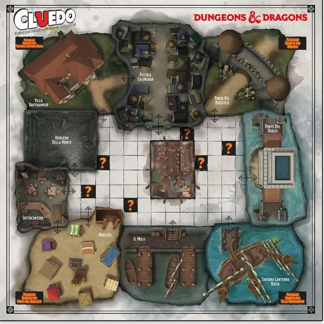 Cluedo Dungeons and Dragons Edition Board Game