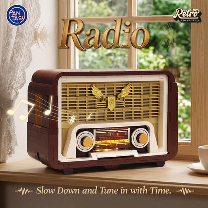Pantasy Retro Collection Wireless Radio Construction Set (811 Pcs)
